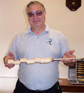 Paul with an off centre tool handle